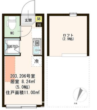【間取り】 | シャルムニシオギ