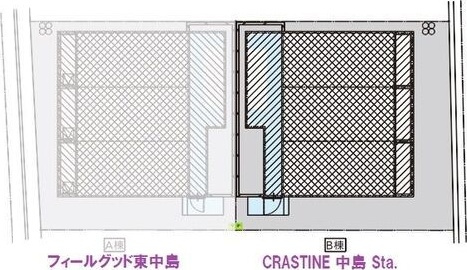 CRASTINE　中島　Sta.(クラスティーの区画図