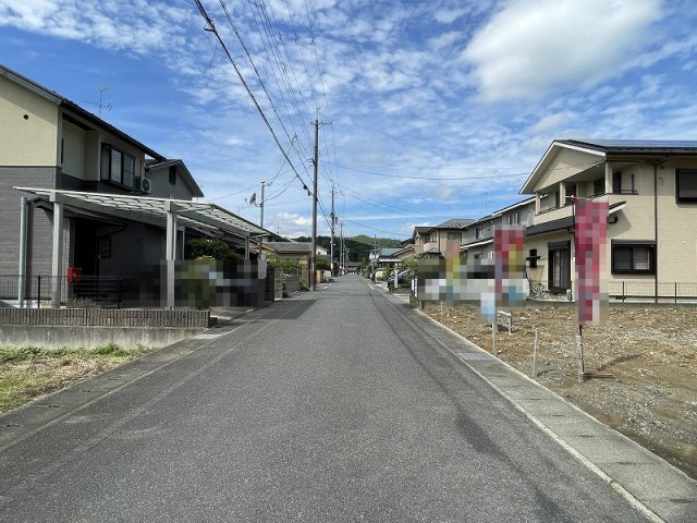 岩倉長谷町 土地の前面道路含む現地写真