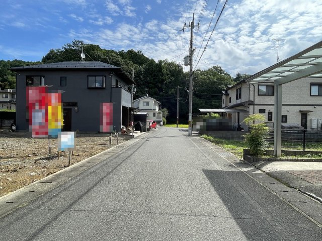 岩倉長谷町 土地の前面道路含む現地写真