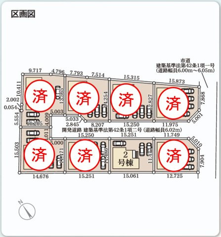 【いわき市泉町滝尻第2】　新築建売　2号棟　＼アクセス良好で県内各所通勤可能♪／の区画図|区画図です。
