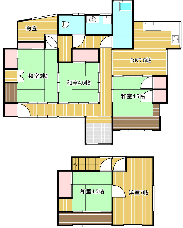 今福町一戸建（20番18号）の間取り