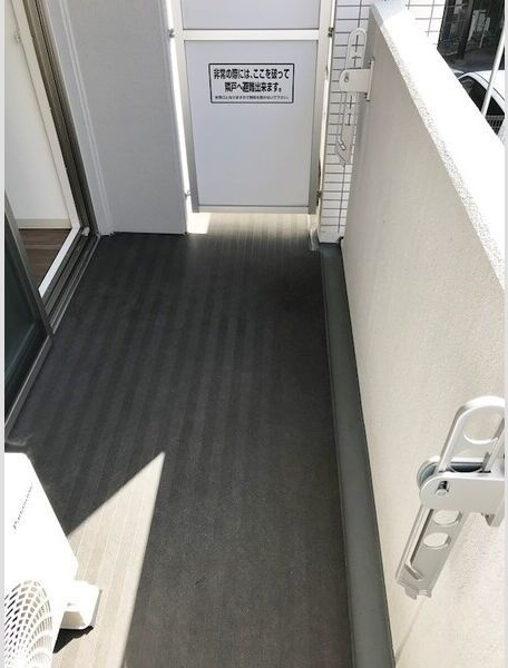ツインアウルズのバルコニー