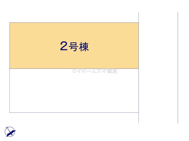 【区画図】 | 知多市つつじが丘３丁目9-4『仲介料無料』新築戸建て | 2号棟