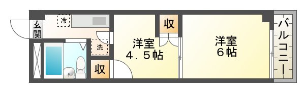 キャッスルコートⅡの間取り