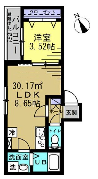 AJ新松戸017の間取り