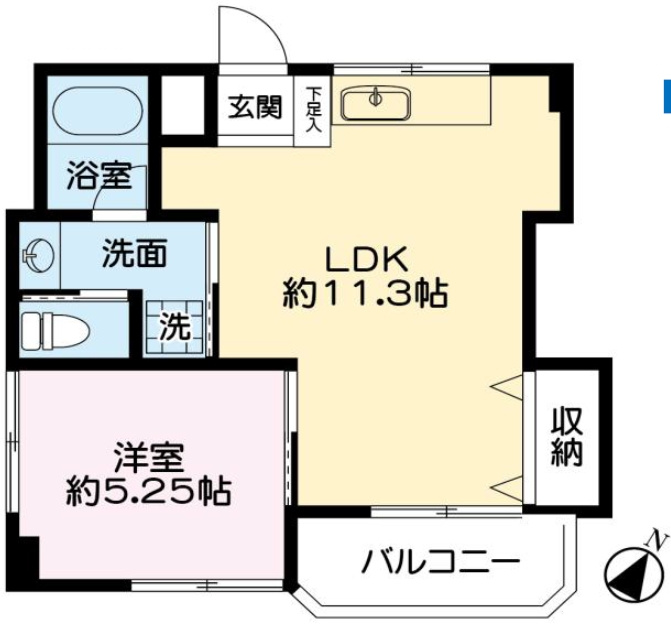 大光ハイツの間取り