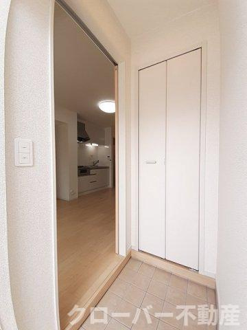 クラール観光町Ｂの玄関
