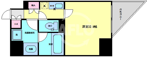 ビエラコート内久宝寺の間取り|ルクレ内久宝寺　間取り
