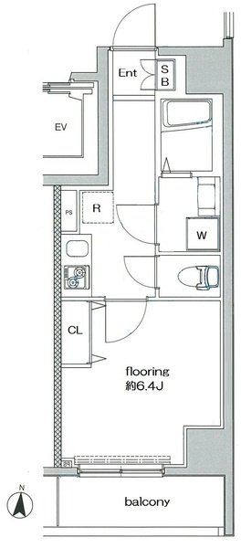 グランヴァン住吉駅前の間取り