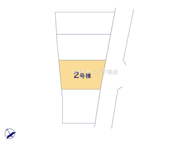 【区画図】 | 刈谷市泉田町北中浜51-10『仲介料無料』新築戸建て | 2号棟