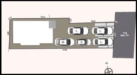 焼津市小川新町4期の駐車場