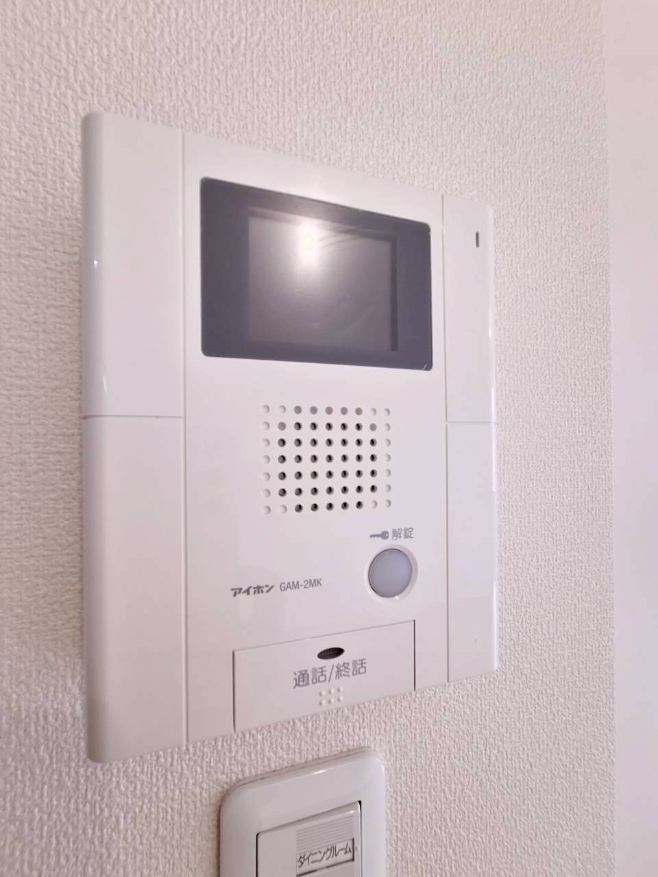 ココハイム松波２号館のセキュリティ|同物件、別号室参考写真