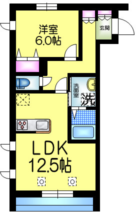 ココハイム松波２号館の間取り