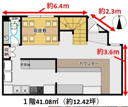 深江北２丁目店舗の間取り