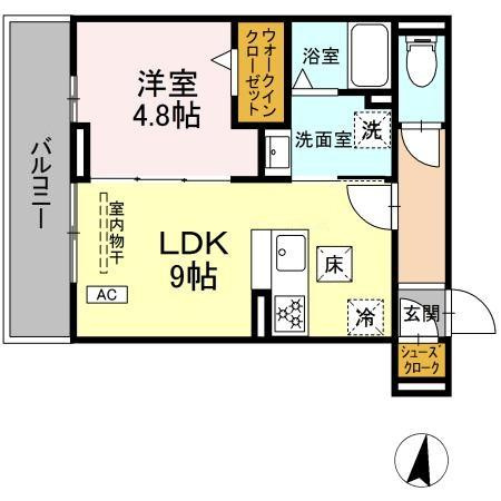 D Paina 中丸子の間取り