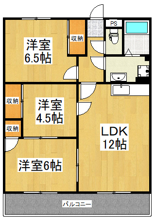 クリアビューパレス の間取り