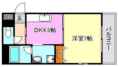 コンコード　須磨駅の賃貸情報の間取り