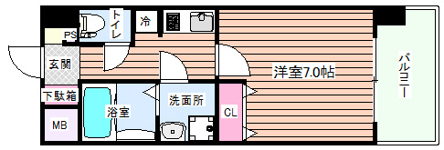 【間取り】 | クレアート新大阪パンループ