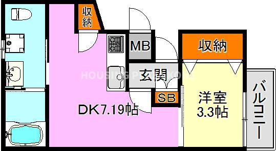 パロス須磨浦通の間取り
