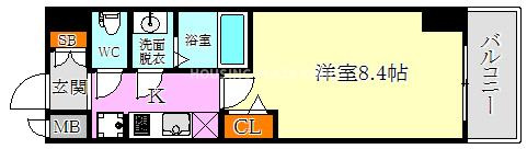 アドバンス神戸マリスⅠの間取り