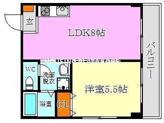 サンビレッジ板宿の間取り