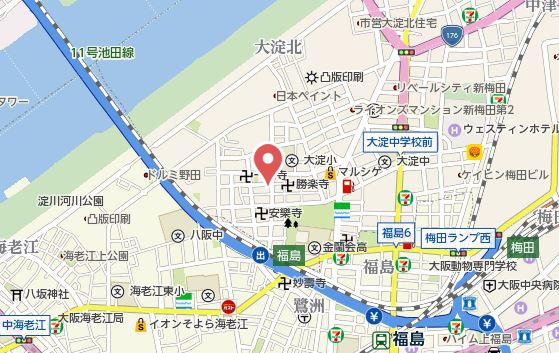 【地図】 | アドバンス西梅田　