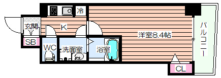 【間取り】 | アドバンス西梅田　