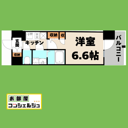 エスリード葵 広小路通の間取り