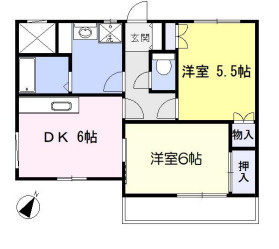 サンハイツ2の間取り