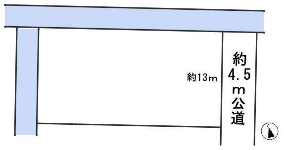 ６５６１６　岐阜市柳津町丸野４丁目土地の区画図