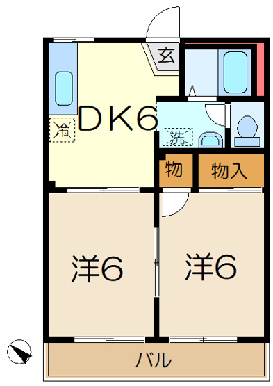 【間取り】 | ドエル武田