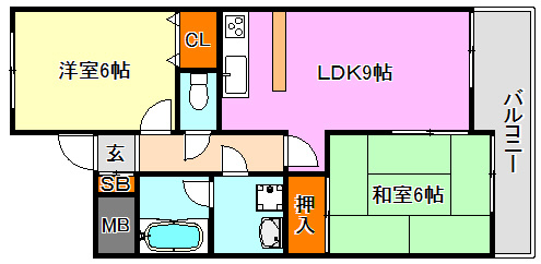グリーンパレス塩屋の間取り