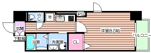 【間取り】 | ブリッサ　フェリス