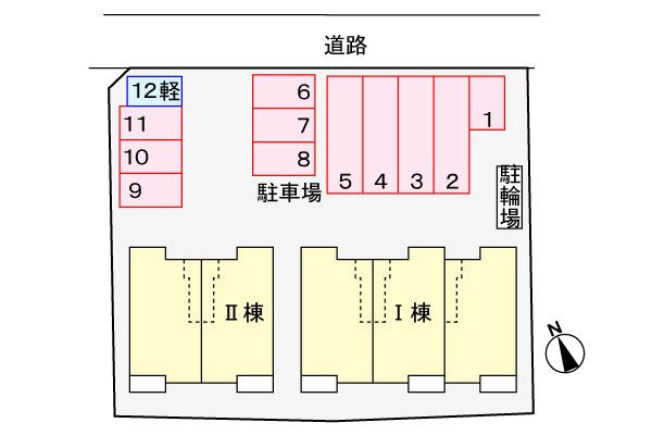 Ｆｒｉｓｃｈ　Ｈｅｉｍ　Ａの駐車場