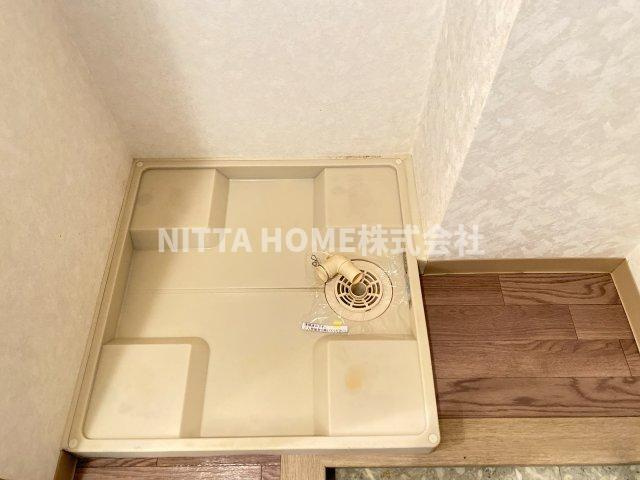 レスポワールの洗面所|室内洗濯機置き場も完備◎