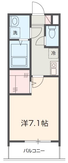MELDIA京成津田沼Ⅱの間取り