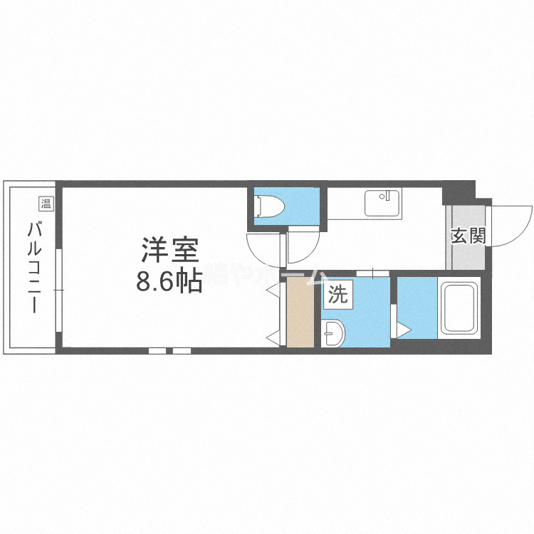 フジパレス我孫子前駅西Ⅱ番館の間取り