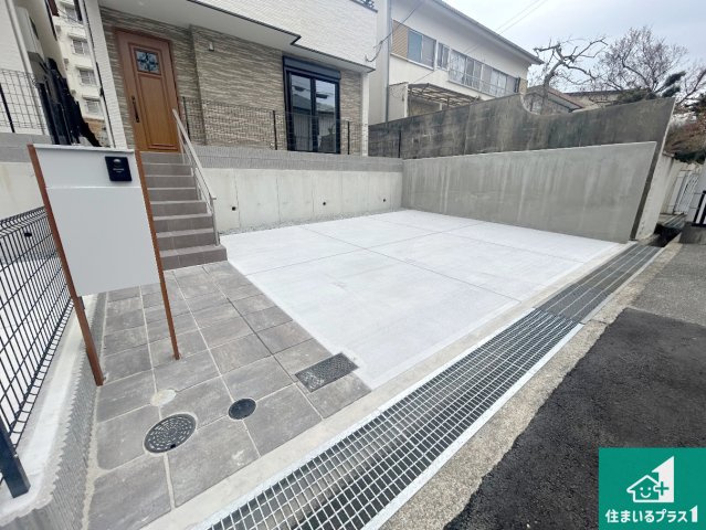 神戸市北区有野台　新築一戸建ての駐車場|駐車スペース！散水栓があるので、こまめに愛車を洗えます！