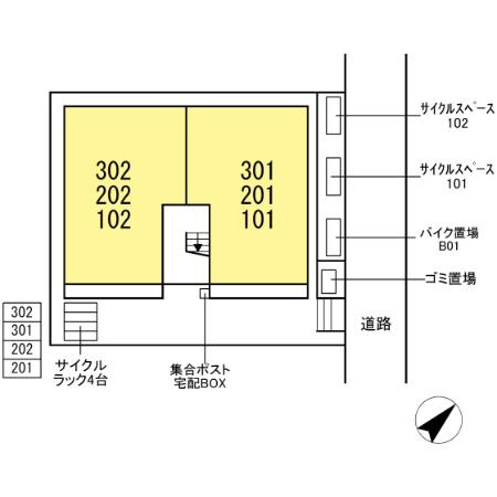 D Paina 大倉山の区画図