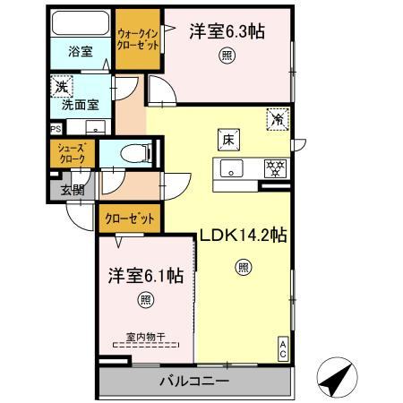 D Paina 大倉山の間取り