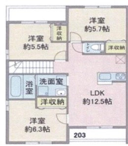 【間取り】 | プラサートハウス　1