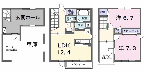 プレシャス・スペースⅡの間取り