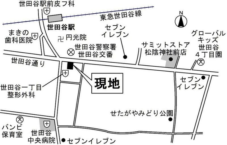 【地図】ヴェラ　ルーチェ 