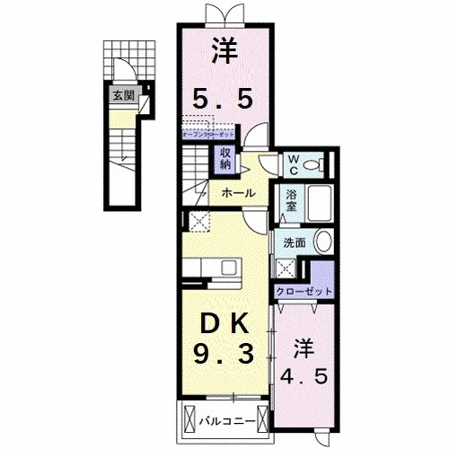 ヒル　クライムの間取り