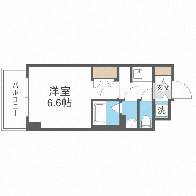 S-RESIDENCE福島玉川Tresの間取り