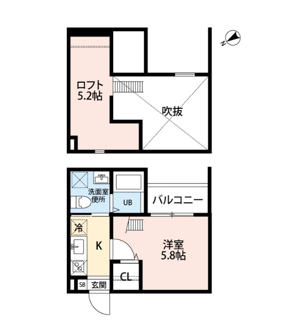 レジアス高畑の間取り