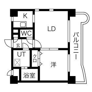 ビエラコート大橋の間取り