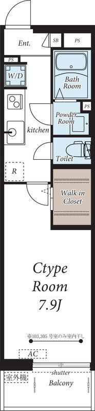 ヴィラ新小岩の間取り