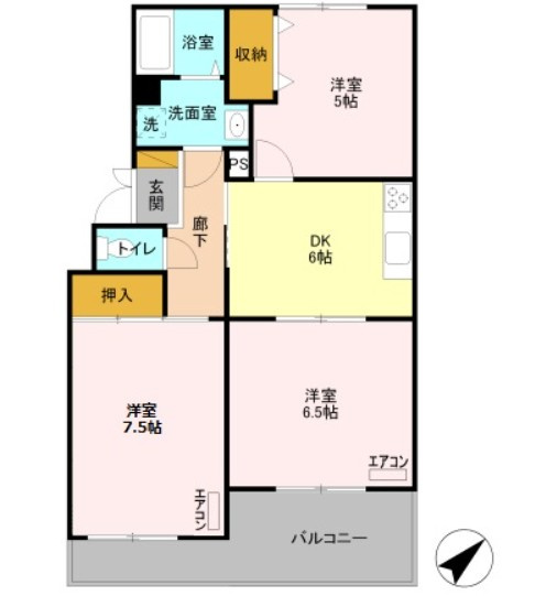 セントラルパレスの間取り